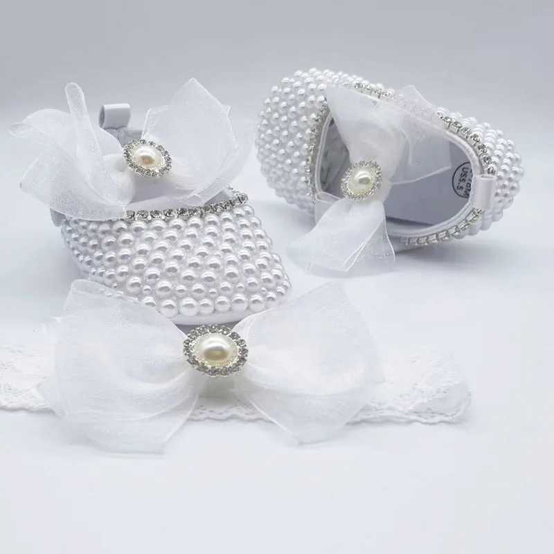 Dollbling Baby Diamonds and Pearls Custom Baby Girl Pearl Rhinestone Birthday Baptism Fancy Shoes Baby Shower Easter X250129
