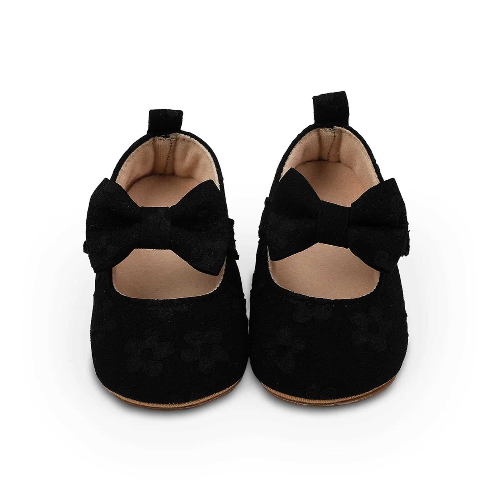 EWODOS Infant Baby Girls Casual Shoes Non-Slip Soft Sold Flower Bowknot Flats Toddler First Walker Spring Summer Princess Shoes X250129
