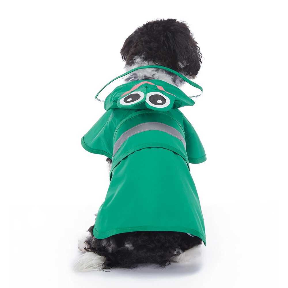 Dog Raincoat Reflective Waterproof Pet Clothes for Small Big Dogs Hoodie Rain Poncho Outdoor Pet Rainwear Bulldog Rain CoatXJ250121