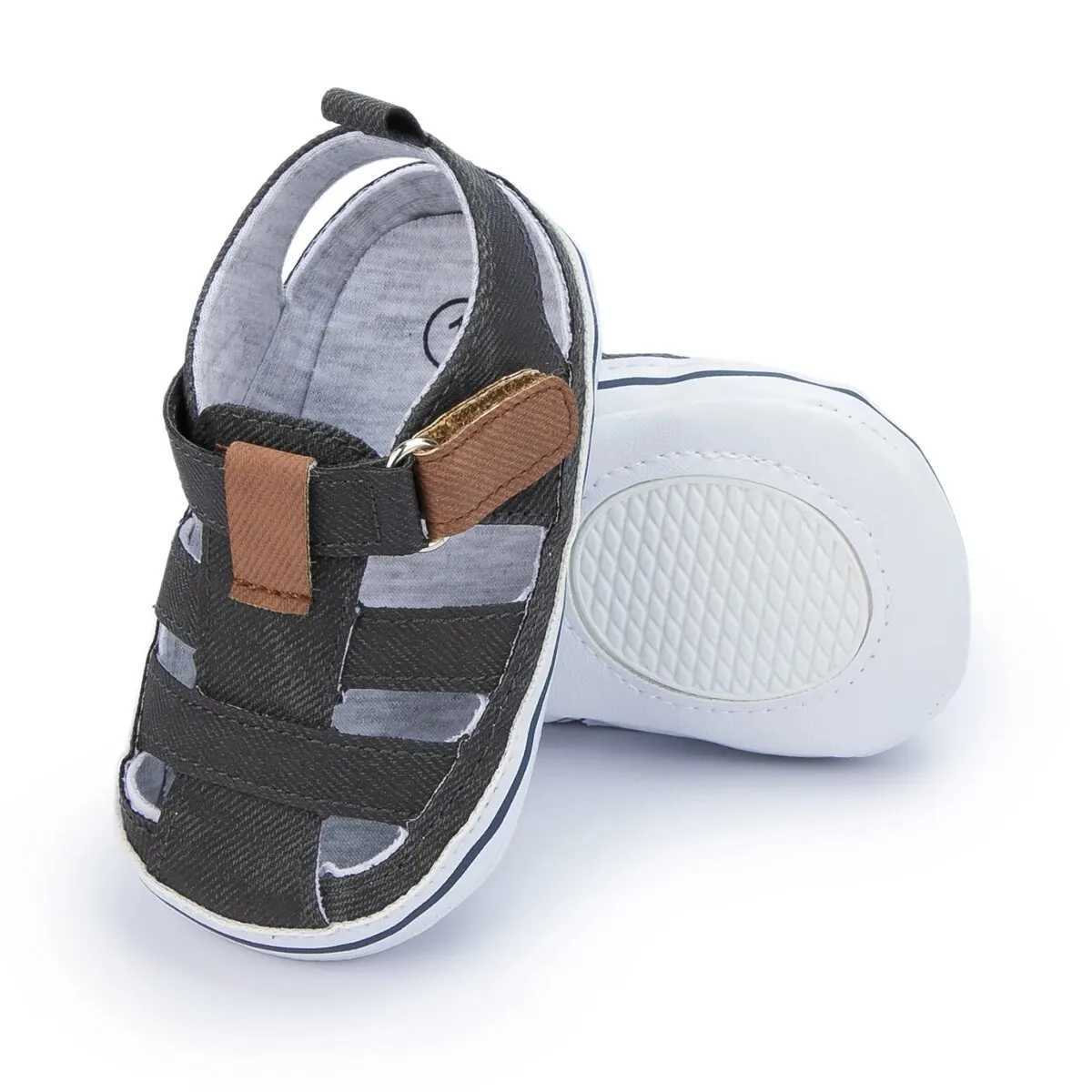 Meckior Baby Canvas Casual Boy Shoes Anti-Slip Rubber Bottom Infant Toddler Newborn First Walker Baby Boy Girl First Sandals X250129