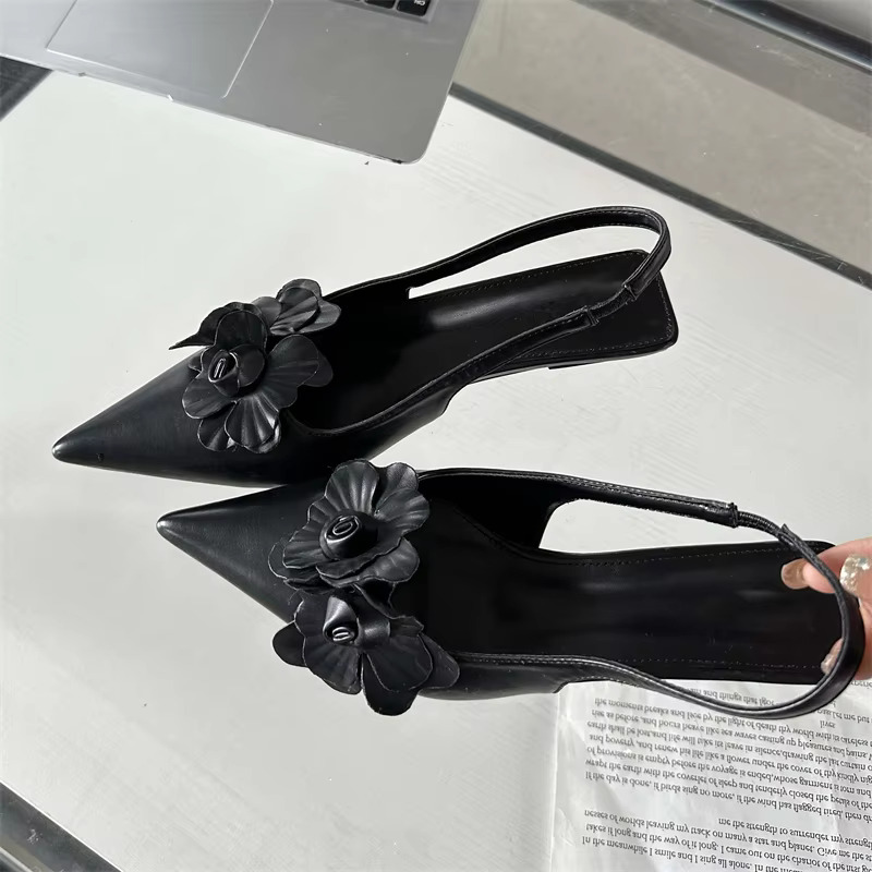 Eilyken Sexy Wer Pointed Toe Thin Low Heels Women Pumps Elegant Wedding Sgback Shoes Mules Atos De Mujer