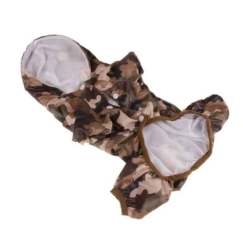 Pet Dog Raincoat Hooded Jumpsuit Waterproof Pet Dog Clothes Puppy Small Dog Rain Coat Jacket Raincoat For Dogs o com capuzXJ250121