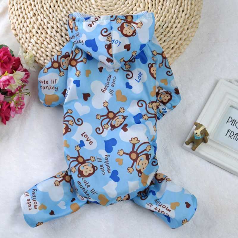2018 New Arrival Camouflage color Dog Raincoat for Small Dogs Waterproof Pet Clothes Outdoor Clothing Dog Cat Hooded RaincoatXJ250121