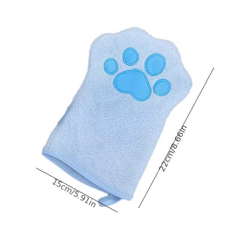 1/2Pcs Pet Bath Gloves Microfiber Quick Drying Dog Cat Bathing Towel Soft Double Sided Puppy Kitten Grooming Gloves Pet Supplies M250118