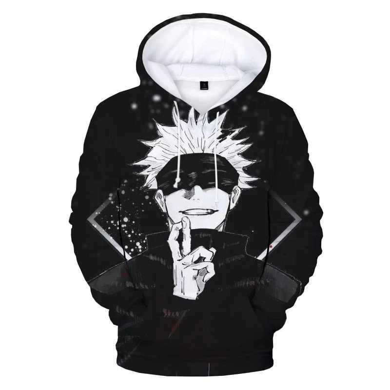 3D Print Anime Jujutsu Kaisen Hoodies Sweatshirts Men/Women 2024 Newest Fashion Streetwear Autumn Winter Plus Size Clothes CoatXJ2500118