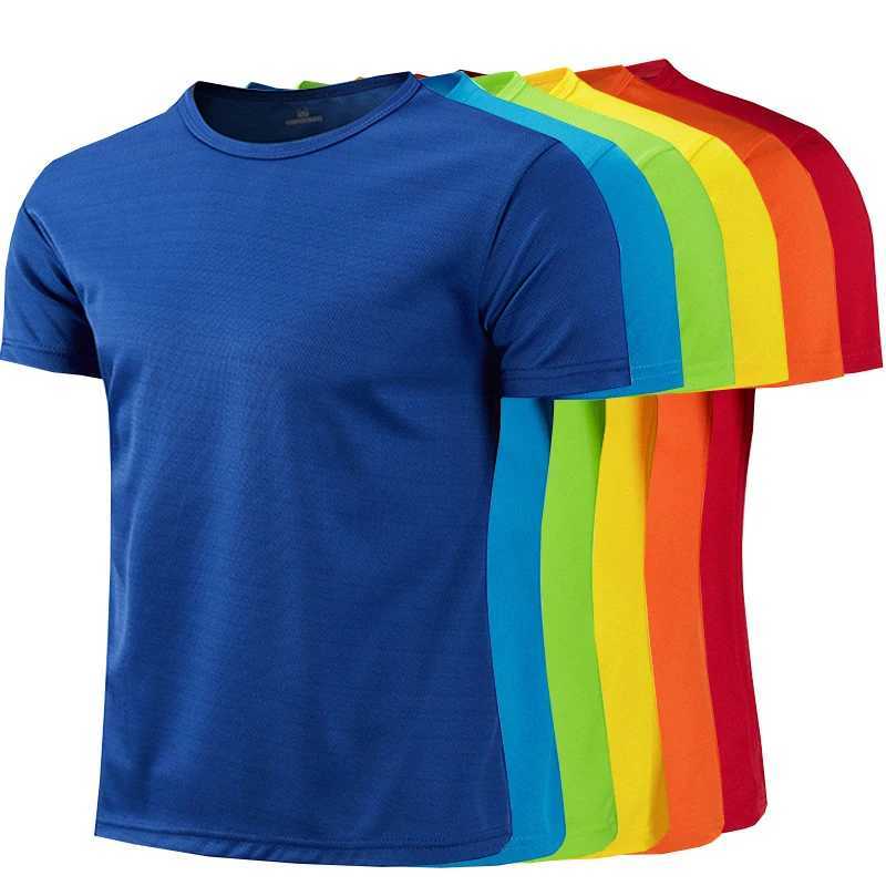 1pcs Men T-Shirts Running Shirt Boys Soccer Shirts Mens Sportswear Mens Jogging Quick Dry Compression Fitness Top clotheXJ250117