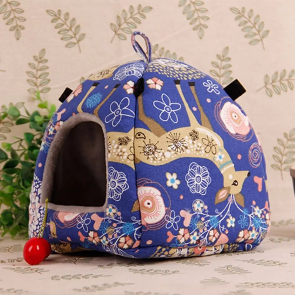 Bird Nest Winter Bed House Shed Hanging Hammock Cage Tent Plush Hamster Hideaway 250121