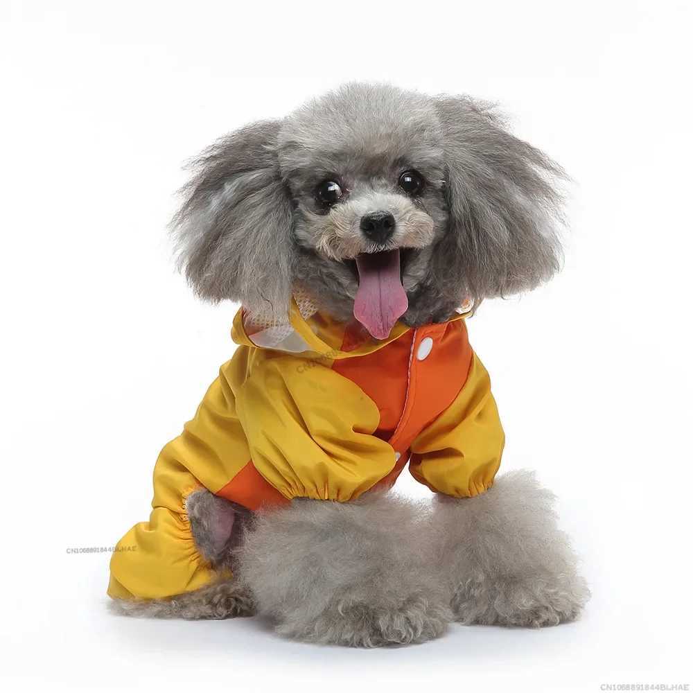 Puppy Raincoat Waterproof Dog Clothes Chihuahua Schnauzer Rain Coat for Small Dogs Jumpsuit Reflective Raincoat Dogs AccessoriesXJ250121