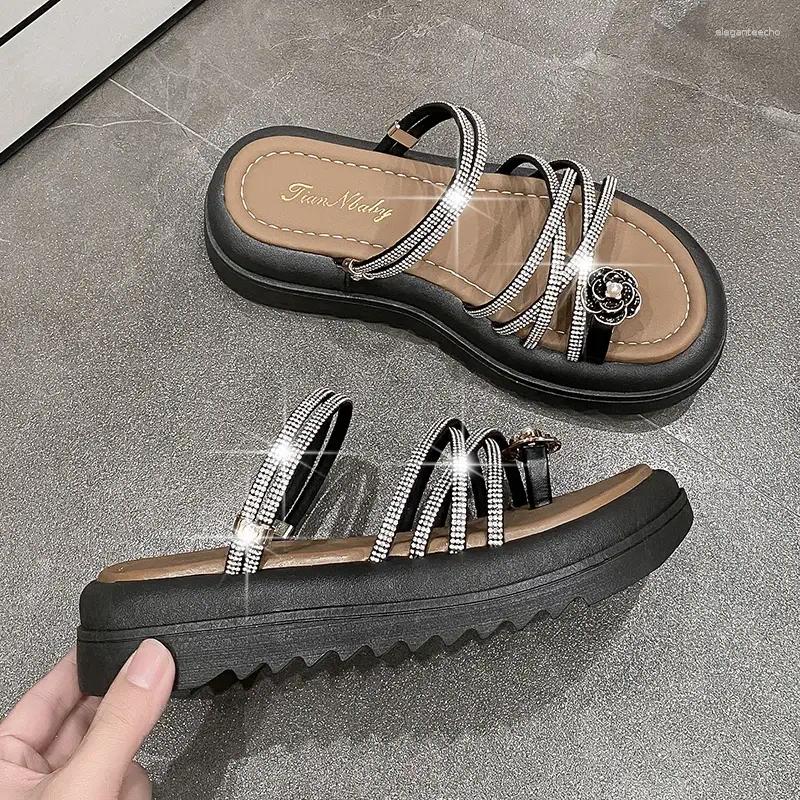 2025 S Fashion Designer Sandals Summer Slipper Women Ladies Shoes Platform Casual Girls Non Slip