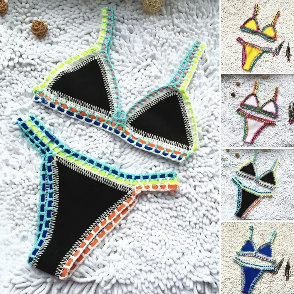 2 Pcs/Set Women Swimsuit Chic Backless Summer Bikini Set Two-piece Summer Swimwear 250122