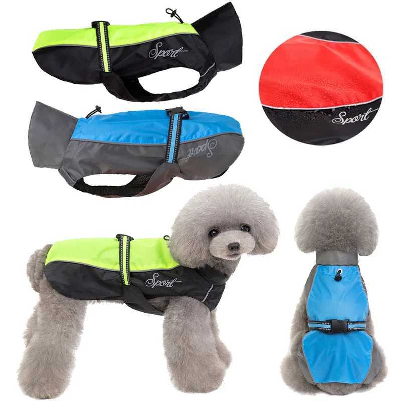 Waterproof Dog Raincoat Reflective Pets Rainwear Pug Waterproof Jackets Pet Raincoat Clothing Chihuahua Pug Coat Pet SuppliesXJ250121