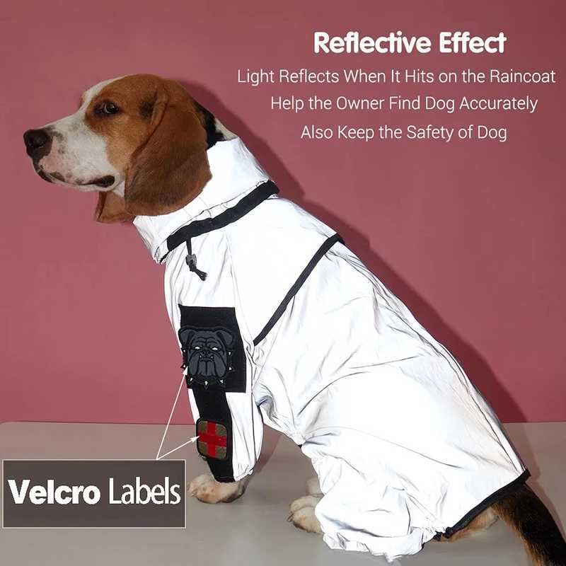 Pet Dog Waterproof Raincoat Jumpsuit Reflective Rain Coat Sunscreen Dog Outdoor Clothes Jacket for Small Dog Pet SuppliesXJ250121
