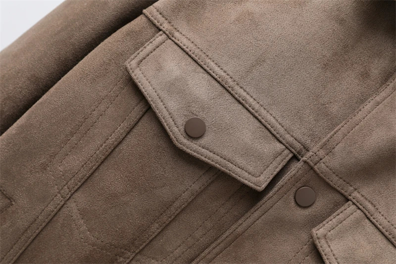 RARF mens two-color EuropeAn-American all-in-one pocket casual suede jacket mens coat 250122