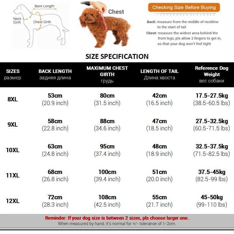Dog Raincoat for Large Dogs Fully-Covered Hooded Waterproof Dog Rain Jacket with Removable Tail Cover Pet Clothes Husky SamoyedXJ250121