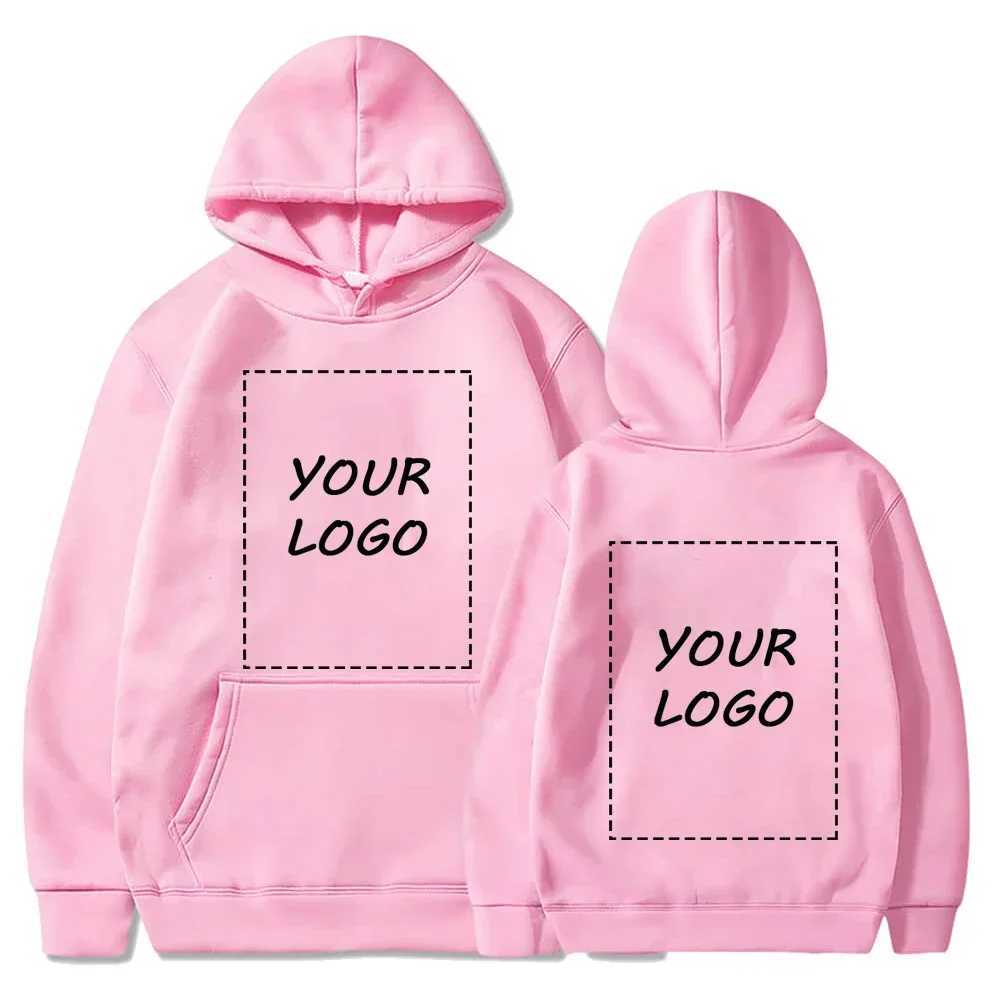 Hot Sale Custom Hoodie Sweatshirts Men Design Your Fleece Hooded Clothes Women Harajuku Outerwear Y2k Size Hoody XS-3XLXJ2500118