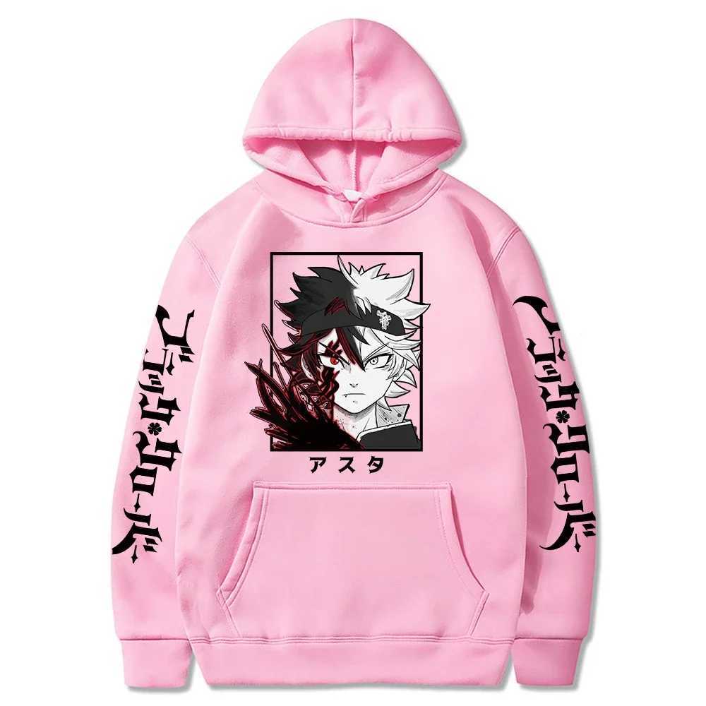 Black Clover Anime Mens Clothes Hoodie Sweatshirts Harajuku Manga Asta Oversized Winter Long Sleeve Streetwear Hoodies PulloverXJ2500118