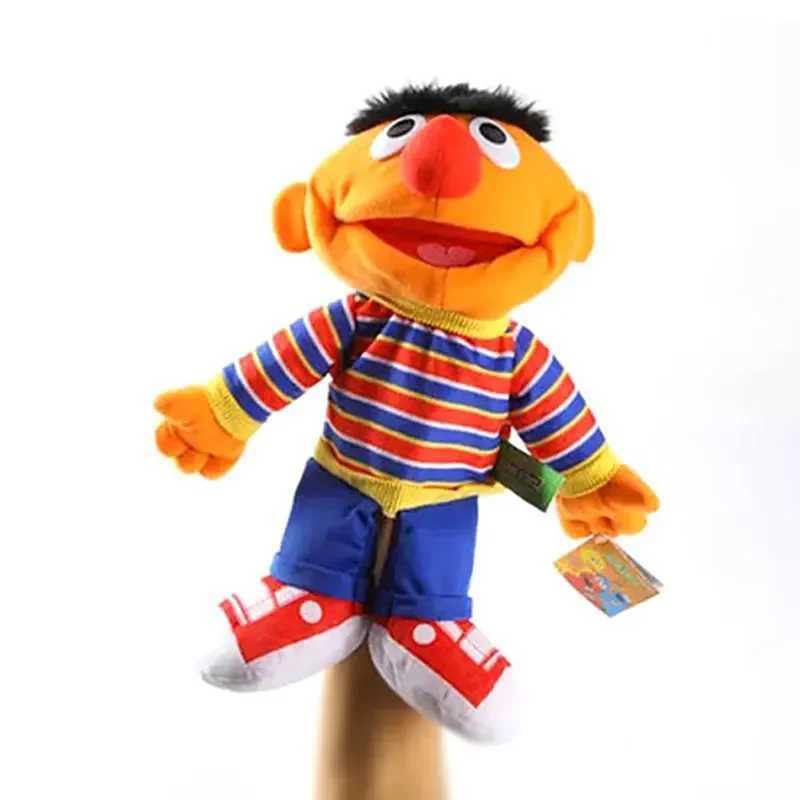 Sesame Beaded Hand Puppet Show Elmo Cartoon Soft Plush Doll Birthday Childrens New Year Gift X2501291