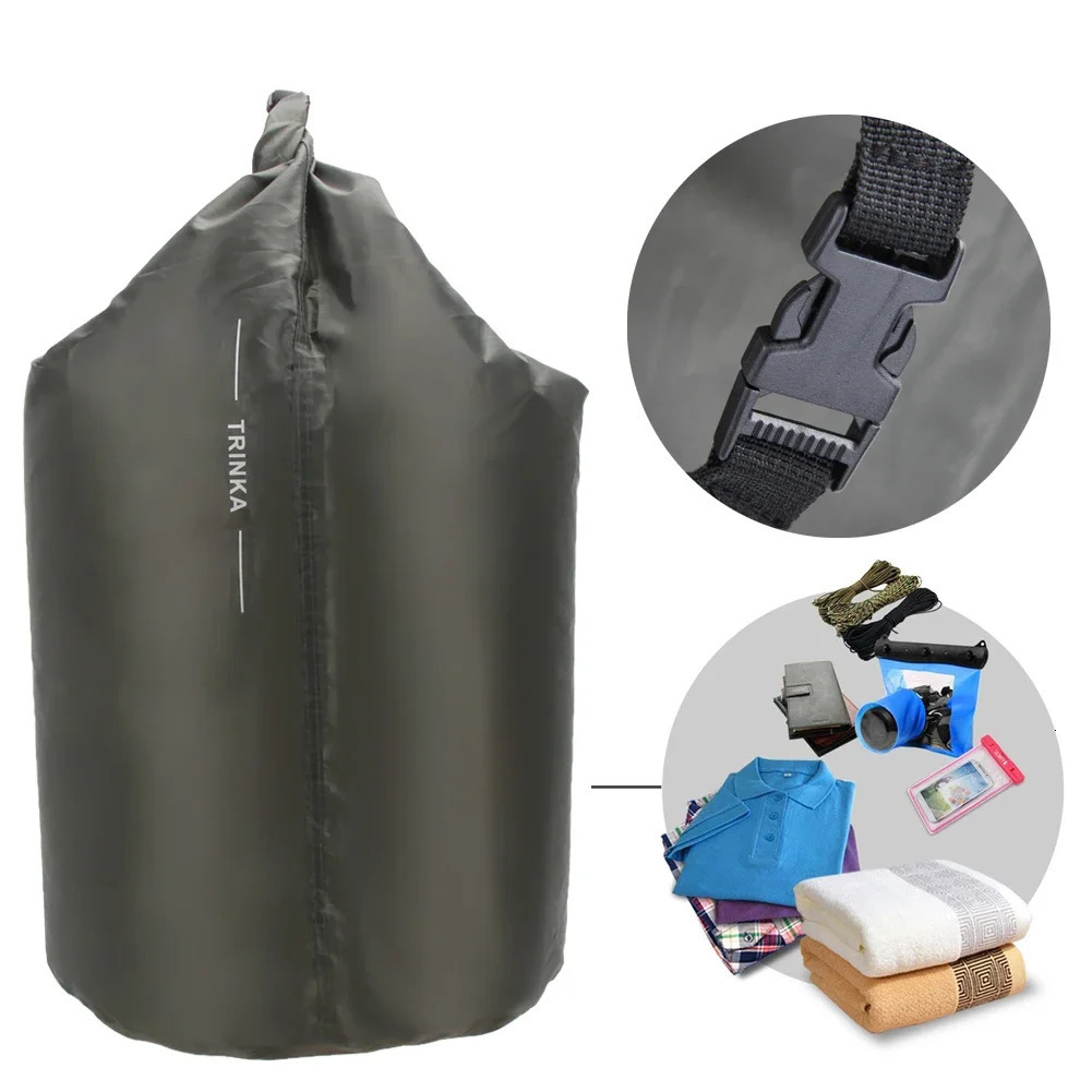 8L 40L 70L Swimming Bag Portable Waterproof Dry Sack Storage Pouch for Camping Hiking Trekking Boating Use y250121