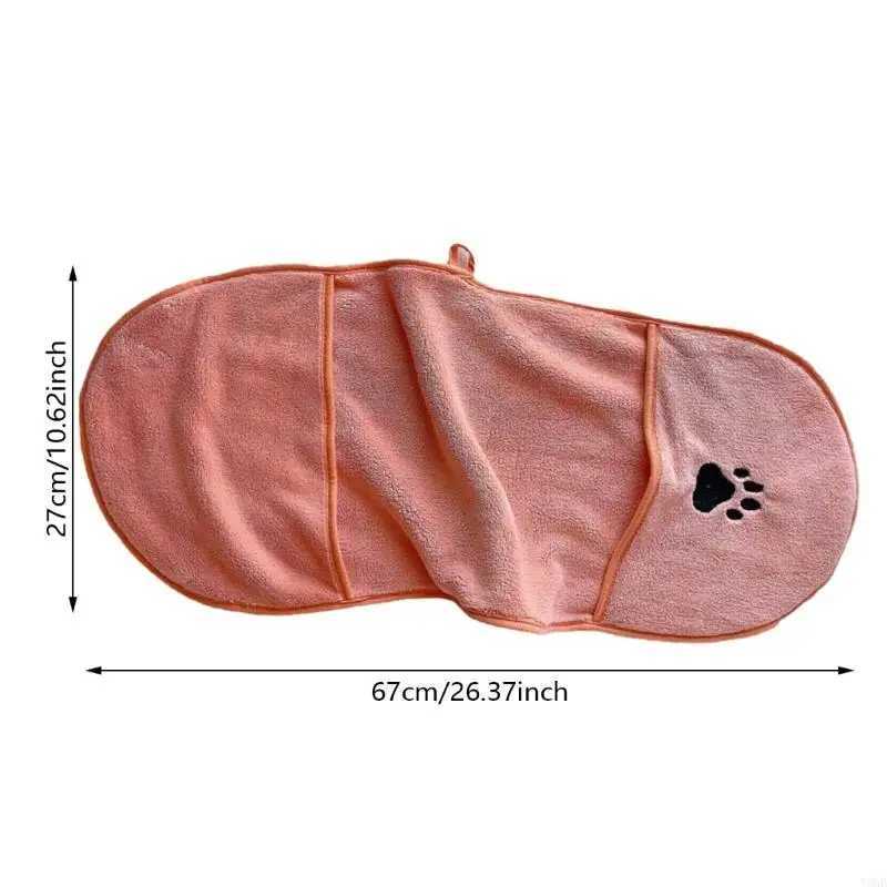 Hand Pocket Pet Towels Soft Pet Drying Towel Fashion Multifunctional Pet Towels Y5GB M250118