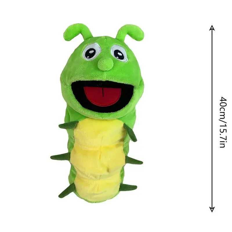 Free shipping Hand childrens plush insects Caterpillar ladybugs hand puppets family stories role-playing finger toys