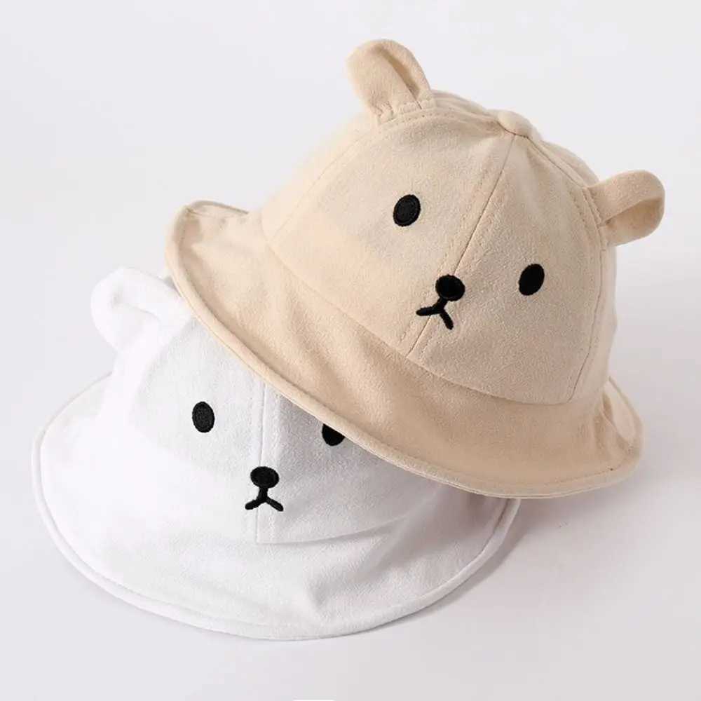 New Cute Summer UV Protective Sunscreen Hat Portable Breathable Childrens Fishermans Hat M250121
