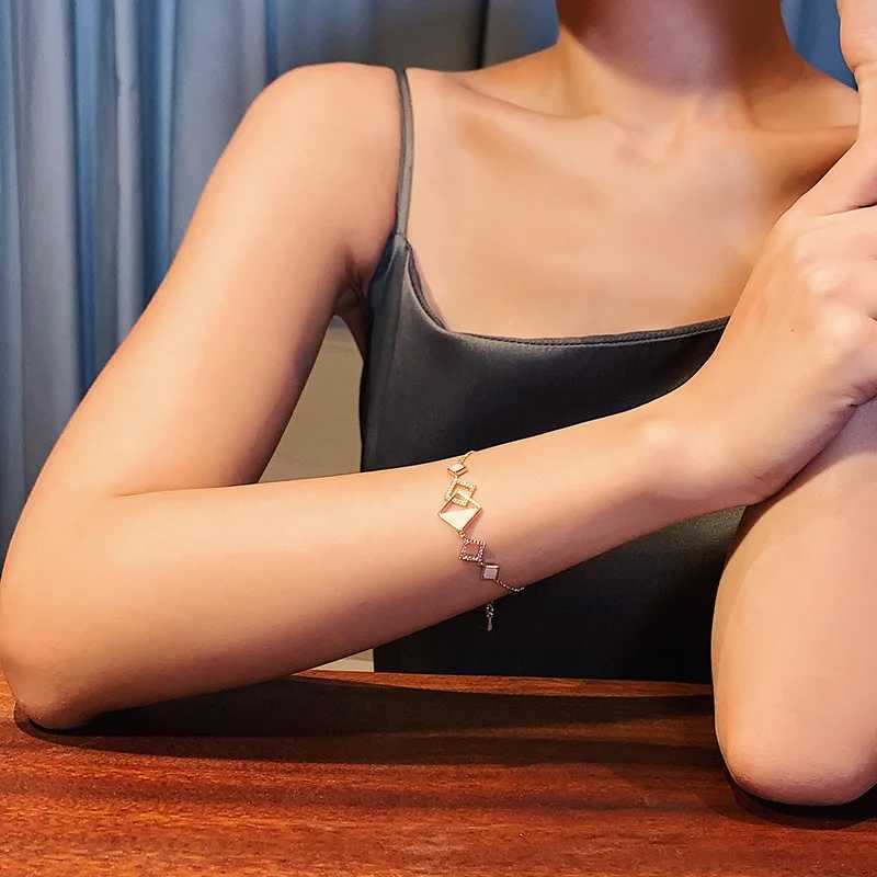 Wen Geely AAA Zircon Charm Bracelet Wen Designer Creative Luxury Design Wedding Party Jewelry Gifts X250129