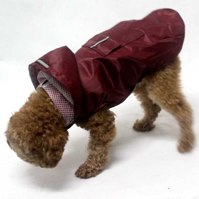 Dog Raincoat Jacket Clothes Reflective Waterproof Rain Poncho Outdoor Rainwear Costume Pet Supplies Artculos Para MascotasXJ250121