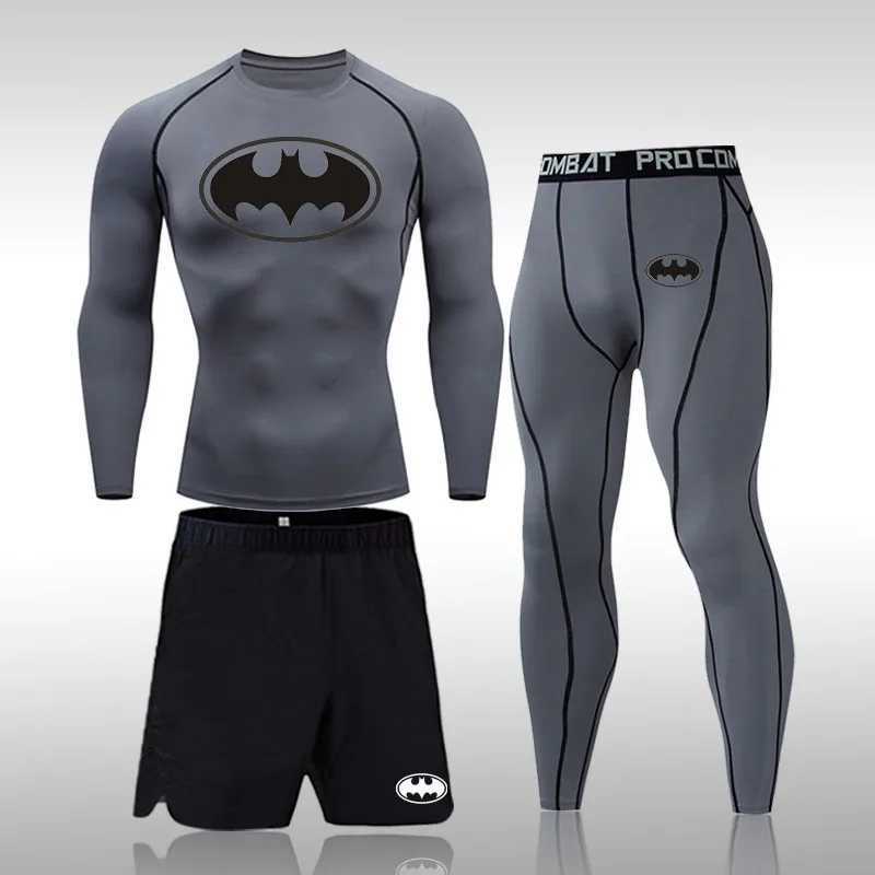 Mens Compression Sportswear Suits Gym Tights Training Breathable Clothes Workout Jogging Sports Set Running Rashguard Tracksuit X250129