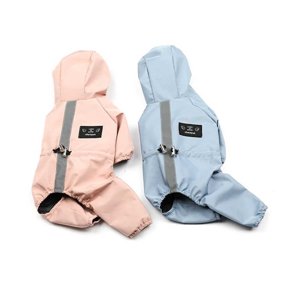 Waterproof Dog Clothes Reflective Dog Raincoat Soft Impermeable Polyester Jacket for Small Dogs Pet Puppy Outfits Perro AbrigoXJ250121