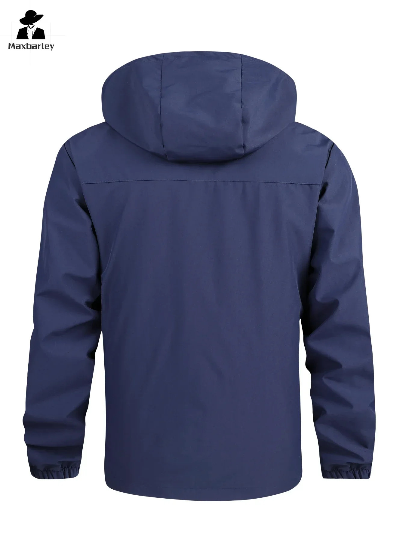 Outdoor Waterproof Windbreaker Mens Detachable Cap Camping Fishing Coat Spring plus size Casual Lightweight Jacket 250113