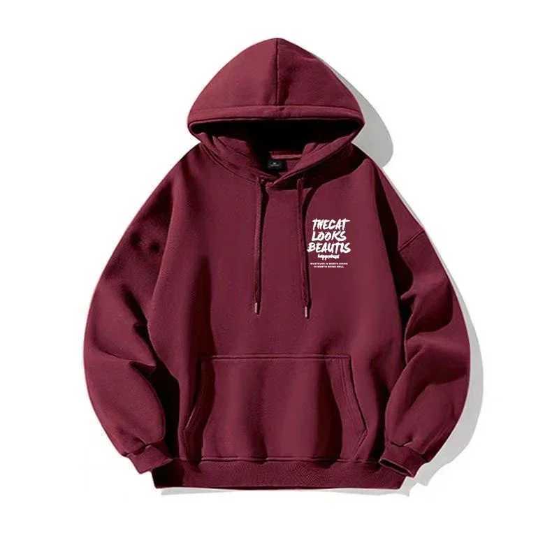 2024 New Leisure Street Clothing Hoodie Fashion Mens Comfortable Hip Hop Street Clothing Y2K Pullover Hoodie S-3XL X250129