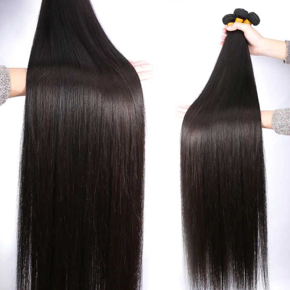 32 Inch Bundles 13X4 HD Swiss Lace Frontal Bone Straight Human Hair Bundles Raw Vietnamese Hair Weaving Bundle Deals ExtensionsXJ250120