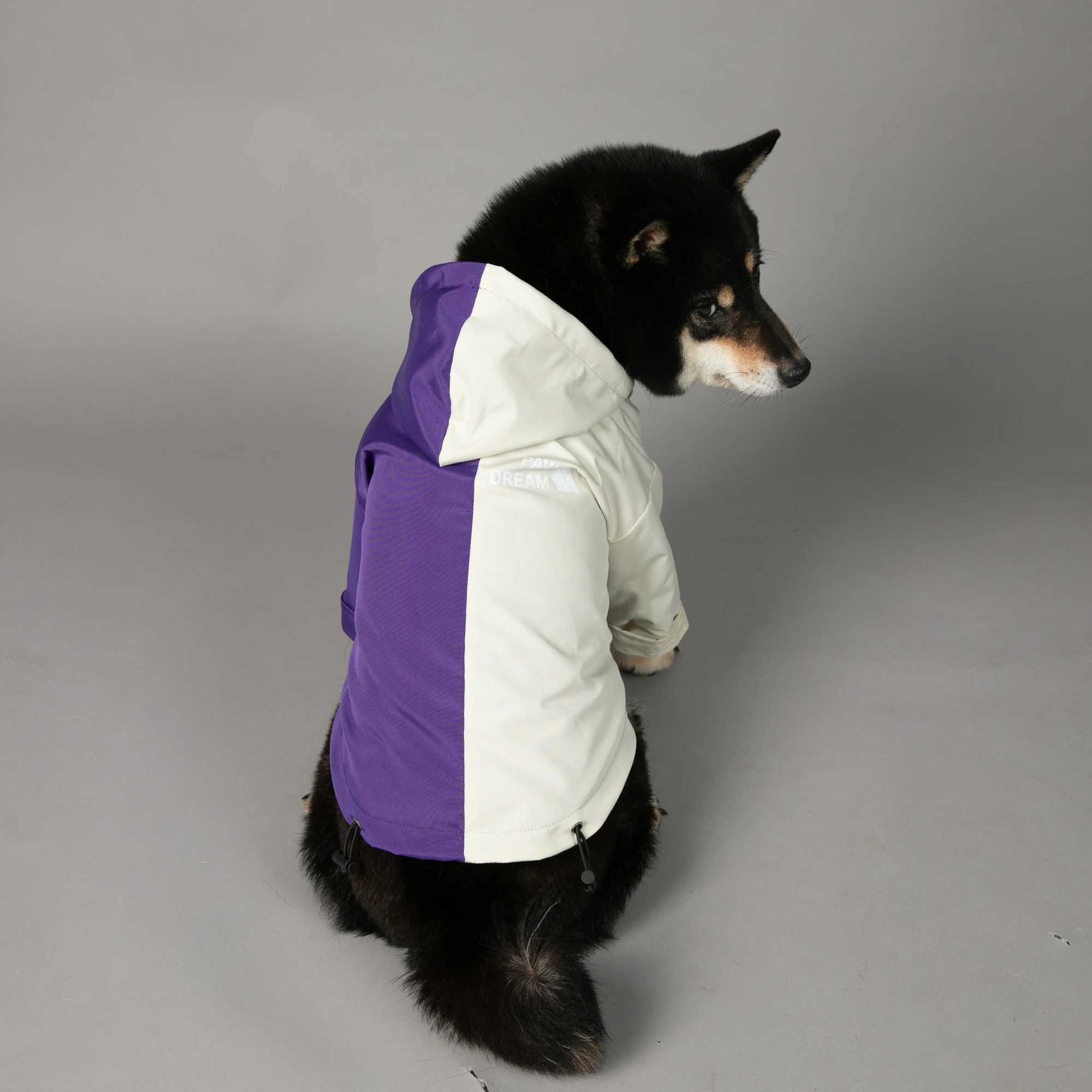 PawDream Dog Clothes Raincoat For Small Big Dogs Wind Coat Windbreaker French Bulldog Hoodie For Dogs Clothes Jacket ChihuahuaXJ250121