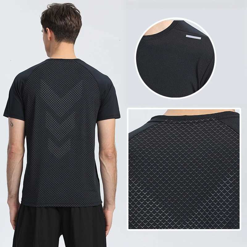 Custom Men Running T-shirt Fitness Sports Top Gym Training Shirt Jogging Casual Sportswear Quick Dry Outdoor Sports Shirt X250129