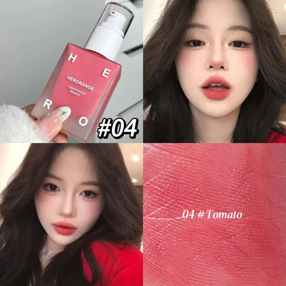 4 Colors Liquid Blush Pressed Blush Color Enhancing Face Eyes Lips Womens Makeup Create Rouge Blush Cream 250108