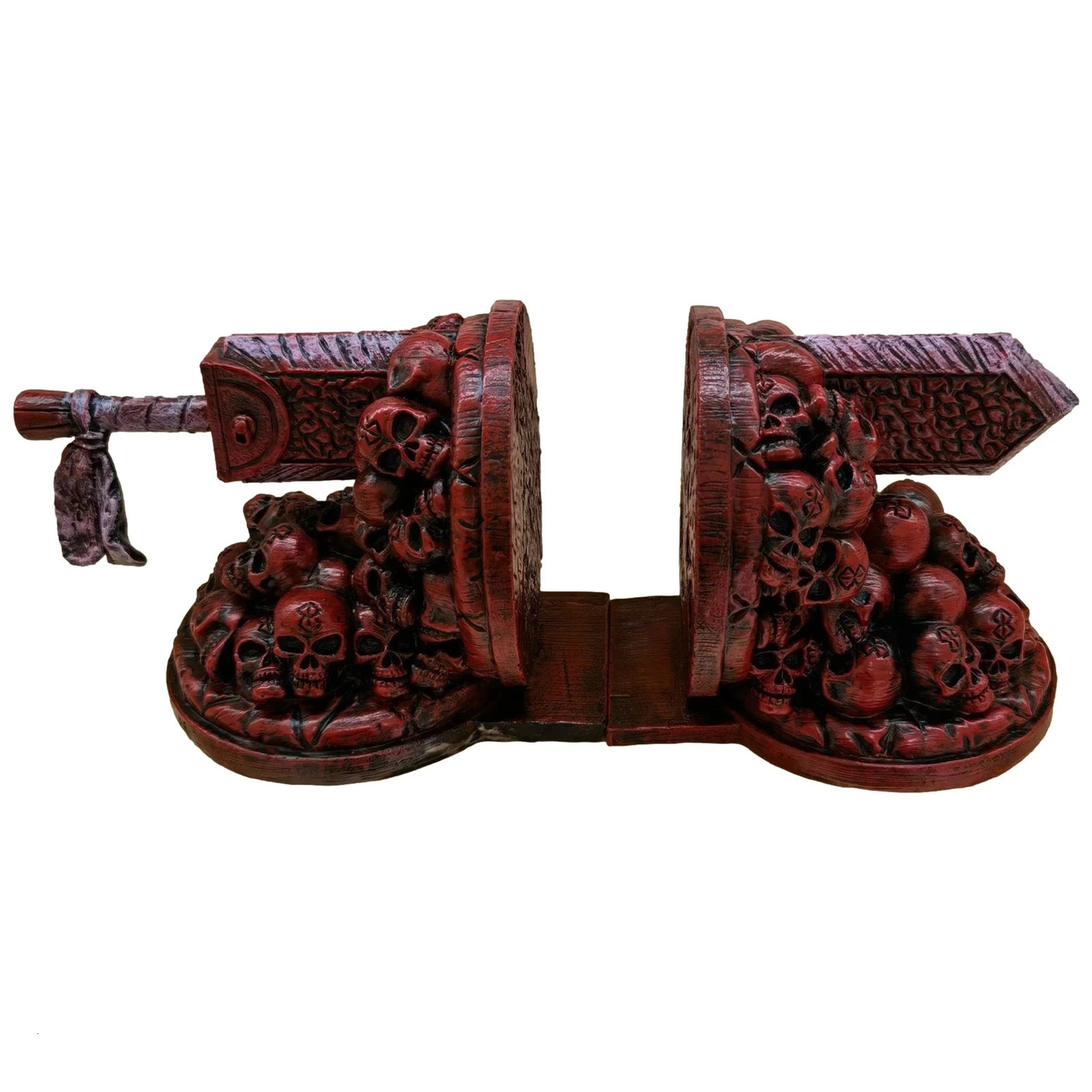 Dragon Slayers Furious Bookend Berserk Bookends Sword Bookshelf Resin Book Nook Insert Kits Ornament Desktop Artwork Home Decor 250120
