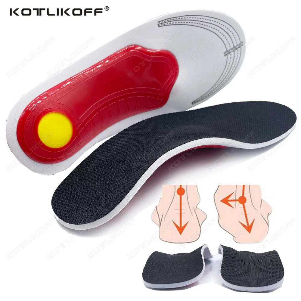 Premium Ortic High Arch Support Insoles Gel Pad 3D Arch Support Flat Feet For Women Men Orthopedic Work Shoes Sole Foot Pain 250120