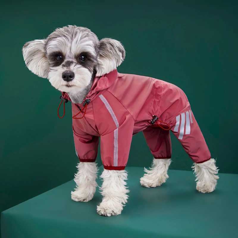Dog Raincoat Waterproof Pet Rain Clothes for Chihuahua Maltese Reflective Rain Coat Small Medium Dogs Jumpsuit Dogs Cat OverallsXJ250121