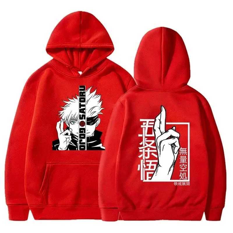 New Anime Sweatshirt Cool Gojo Satoru Graphic Printing Hoodies Mens Womens Fashion Casual Long Sleeve Personalized PulloverXJ2500118