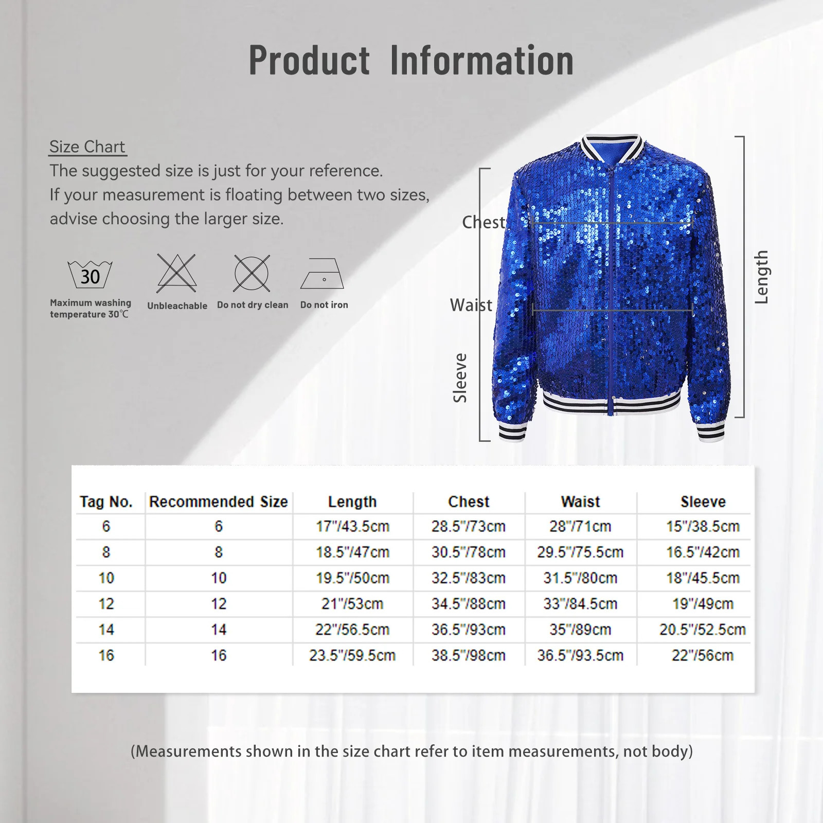 Kids Girls Shiny Sequins Jacket Baseball Coat Long Sleeve Front Zip Up Striped Trim Outerwear Jazz Modern Dancing Party Jackets 250113