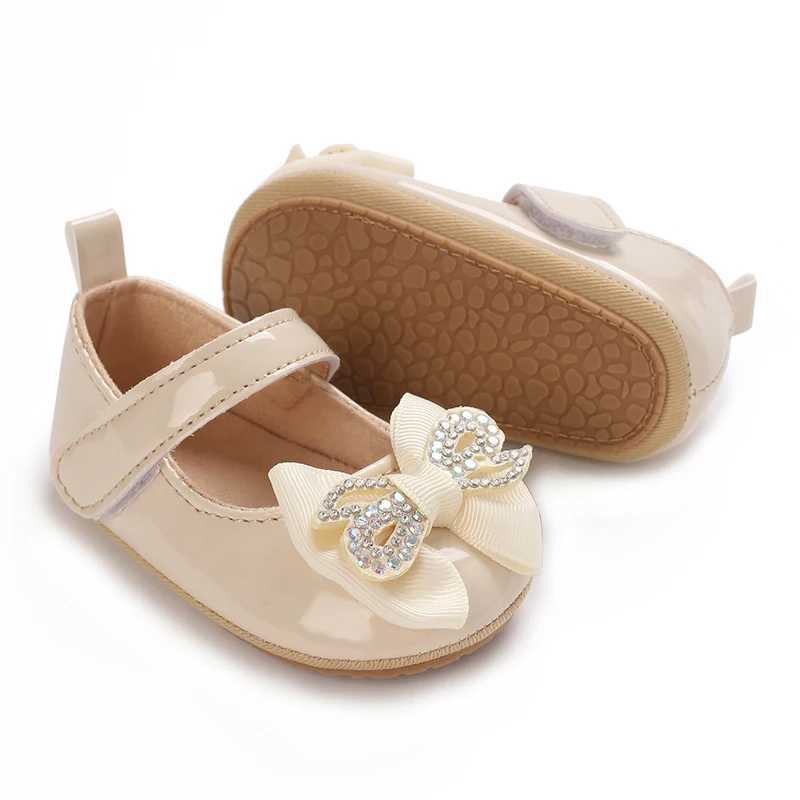 VALEN SINA brand new 0-18M baby girl cute PU leather multi-color rubber soft sole princess shoes bow 1 step walking shoes X250129