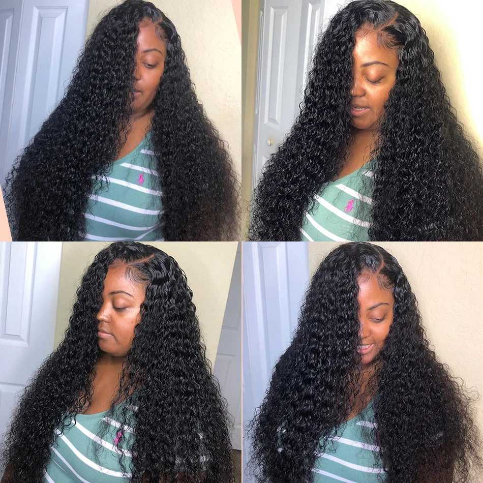 Indian Kinky Curly Bundles With Clo 13x4 Lace Frontal With Bundles Human Hair Bundles With Frontal Clo Virgin HairXJ250120