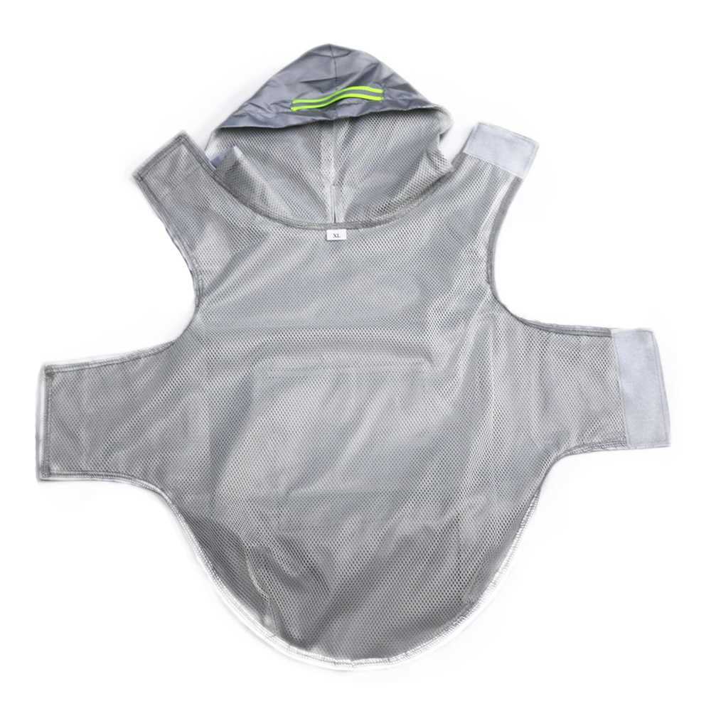 XL-6XL Full Reflective Dog Raincoat Waterproof Pet Clothes for Medium Large Dogs Outdoor Big Dog Hoodie Golden Retriever JacketXJ250121