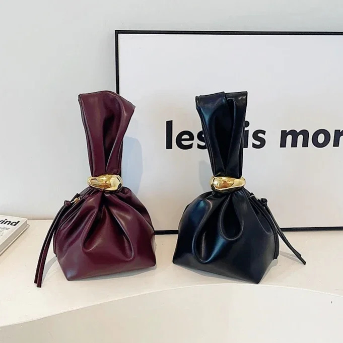 Fashion Y2k PU Leather Late Clutch Wallet Womens Crescent Shoulder Bag Cross Body Wallet Top Handle Handbag Party 250120
