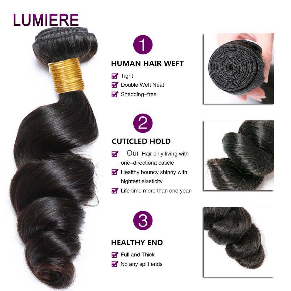 Loose Deep Wave Human Hair Bundles With 5x5 6x6 HD Lace Clo Frontal With Bundles Virgin Raw Hair Weave Hair Extension 8-40XJ250120