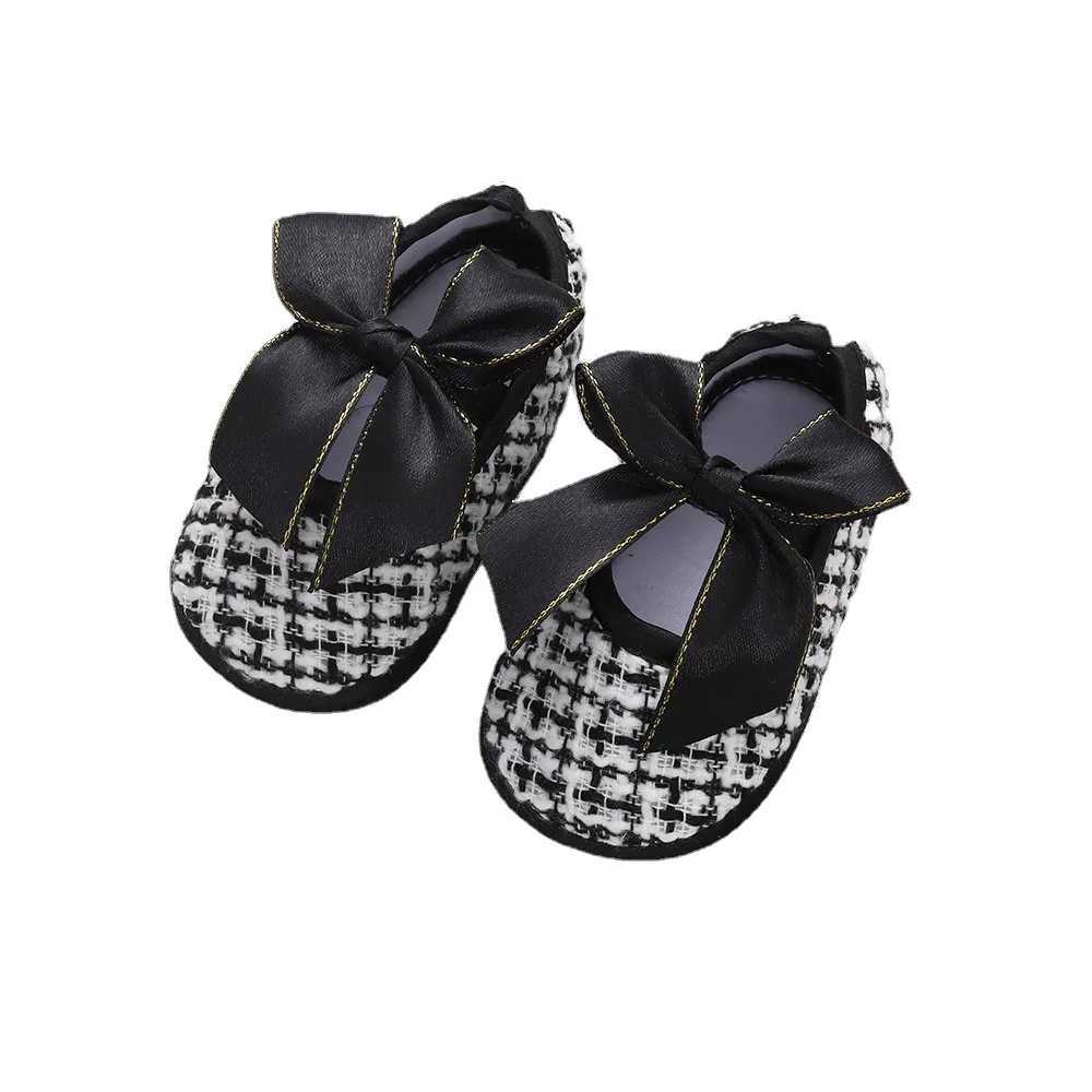 Baby Girls Toddlers Prewalkers Flower Footwear Bow Shoes Infant Soft Bottom First Walkers 0-18M Anti-slip Toddler Shoes X250129