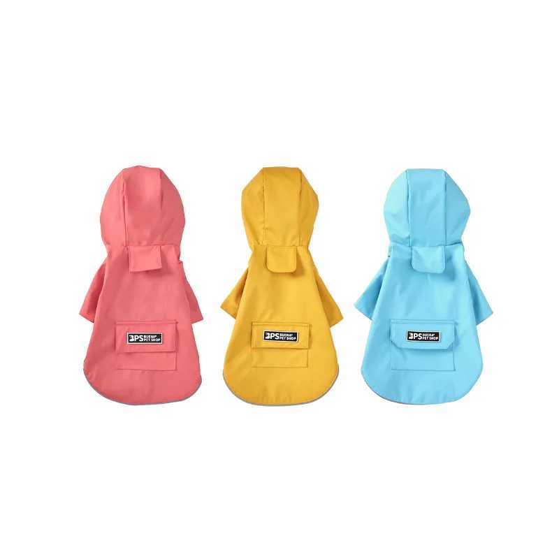 Dog Rainwears Dogs Waterproof Rain Coat FourSeason Pet Clothes Outdoor Activity Pet Hooded RaincoatsXJ250121
