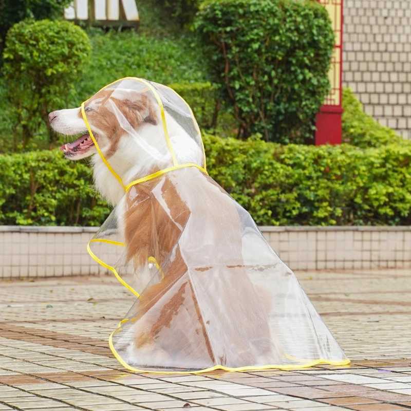 Puppy Raincoat Waterproof Pet Rain Jacket for Small Medium Dogs Cats Jumpsuit Chihuahua Teddy Hooded Pug Rain Poncho RainwearXJ250121