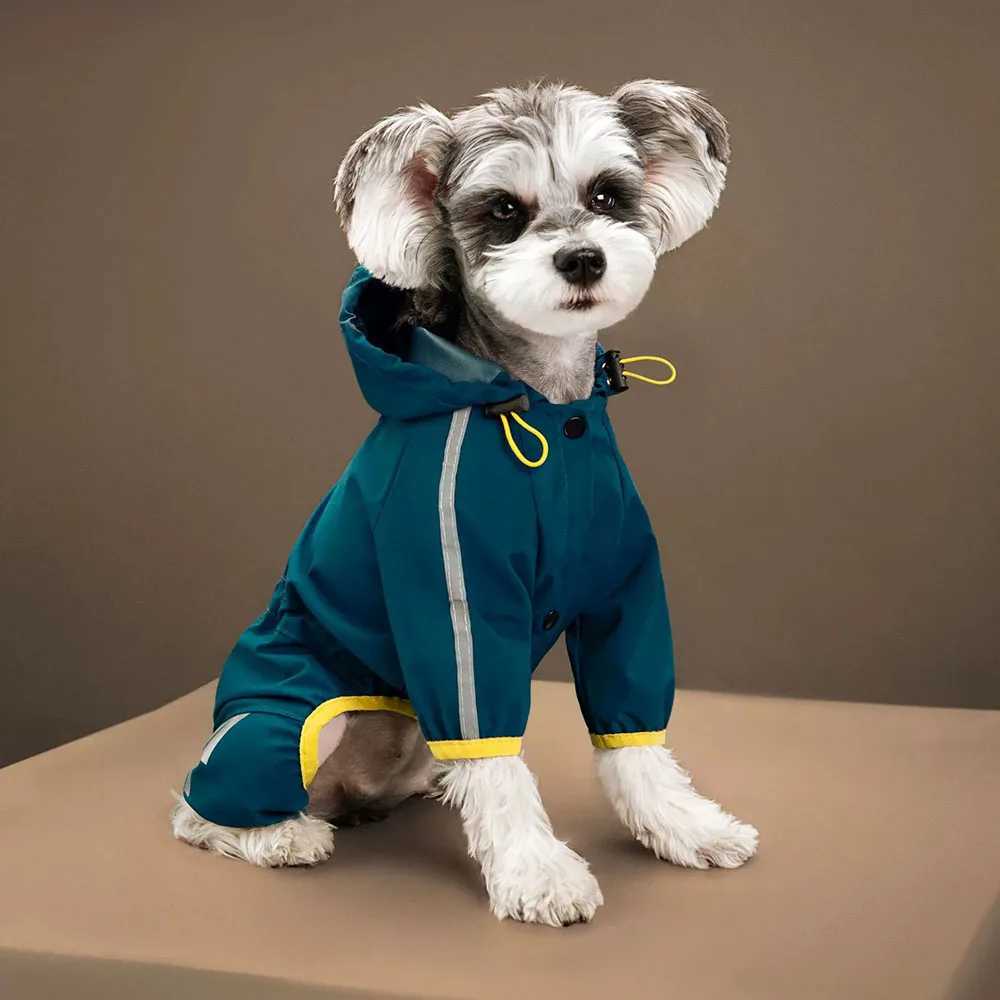 Waterproof Dog Rain Coat Cat Raincoat Outdoor Rainwear Hood Apparel Jumpsuit Puppy Rainy Day Clothes Outdoor Jacket Pet SuppliesXJ250121