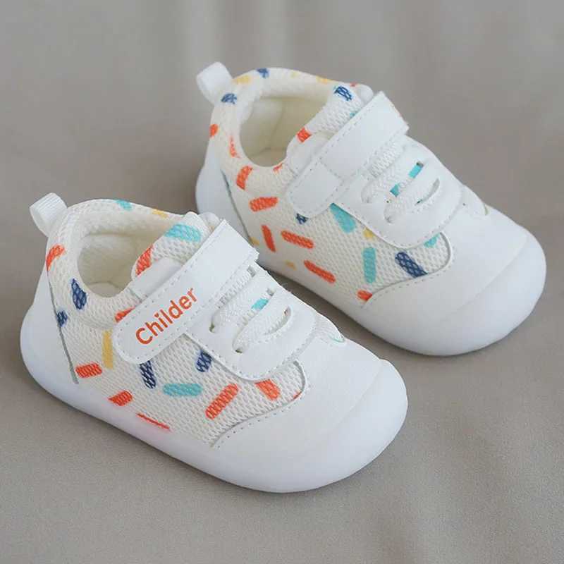 Kids Shoes For Girls Boys Spring Summer Breathable Mesh Newborn Baby First Walkers Anti-slip Soft Sole Infant Toddler Sneakers X250129